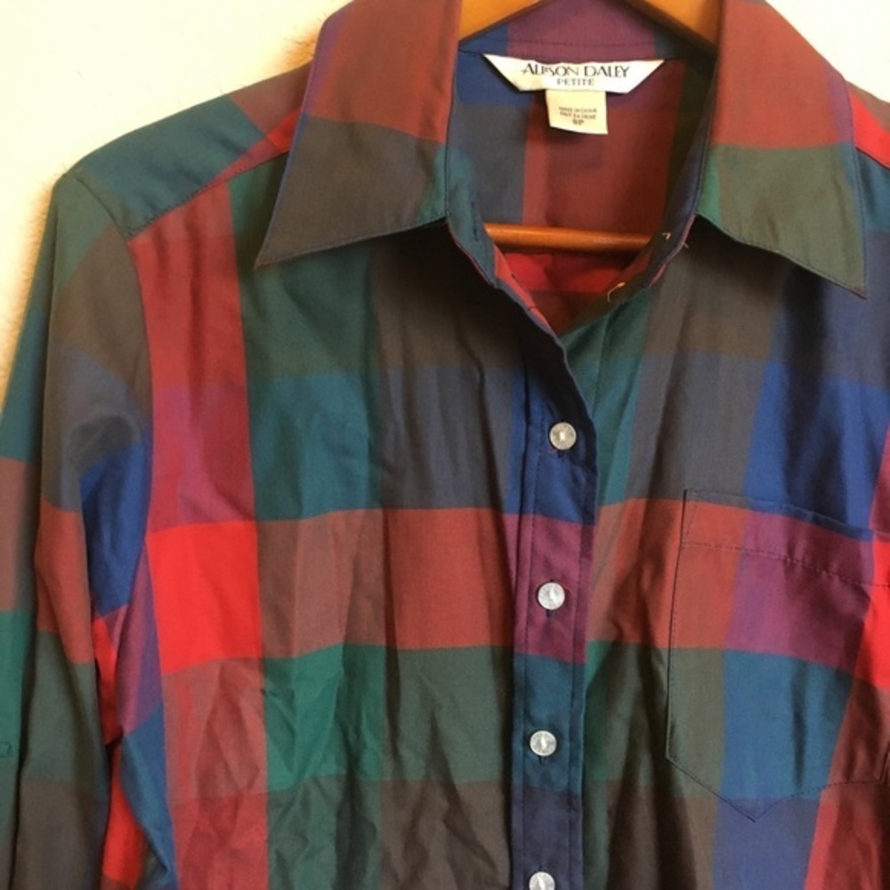 Plaid Button Down - image 2